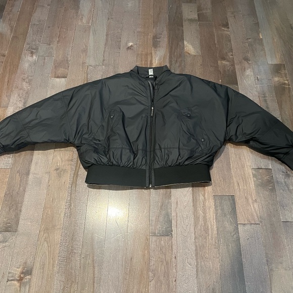 Adidas by Stella McCartney Woman's Woven Bomber Jacket, Black ( S:L) GS1393